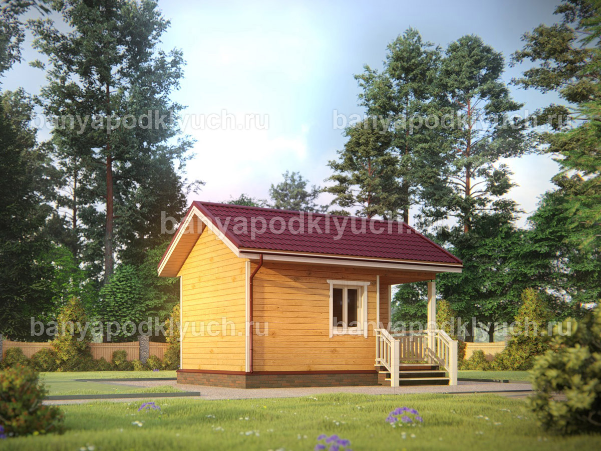 Баня из бруса 6x4 м Баня из бруса 6x4 м