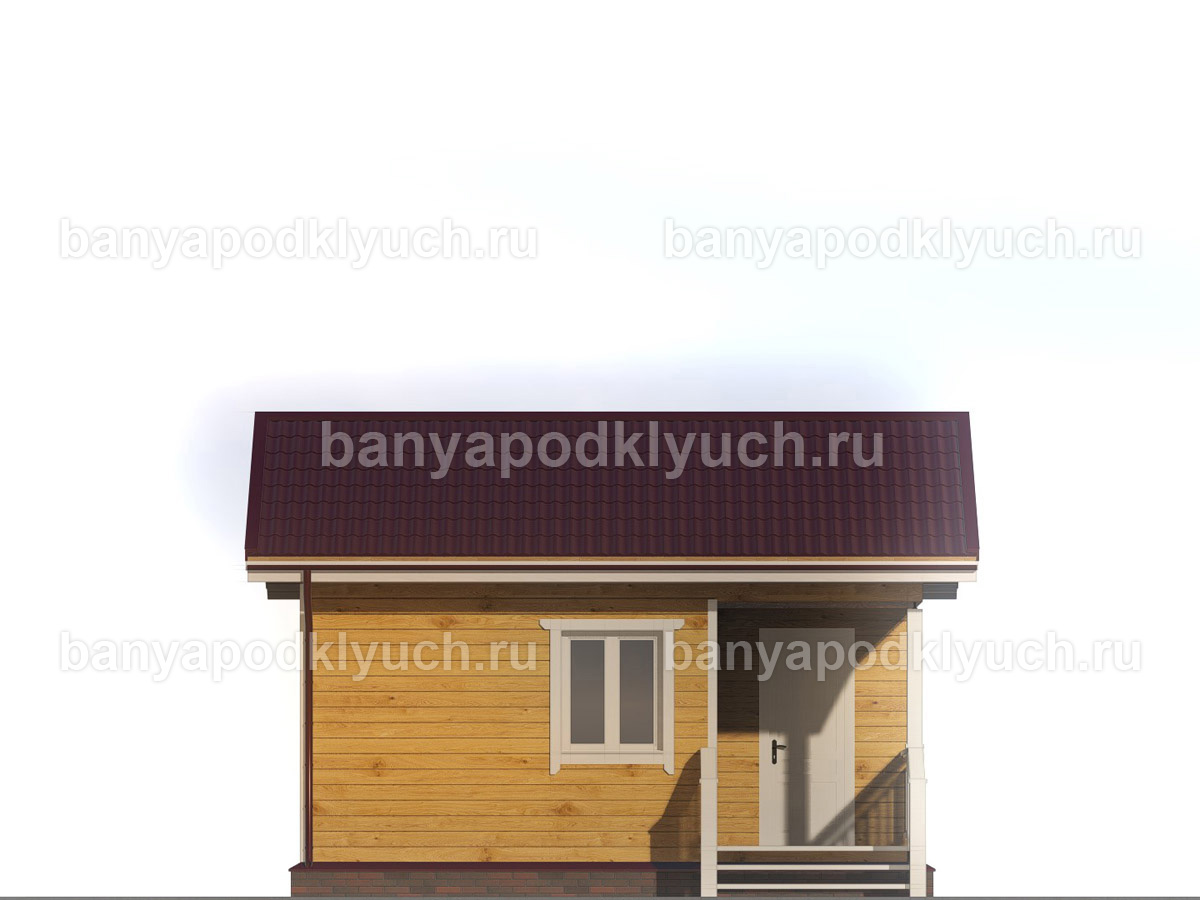 Баня из бруса 6x4 м Баня из бруса 6x4 м