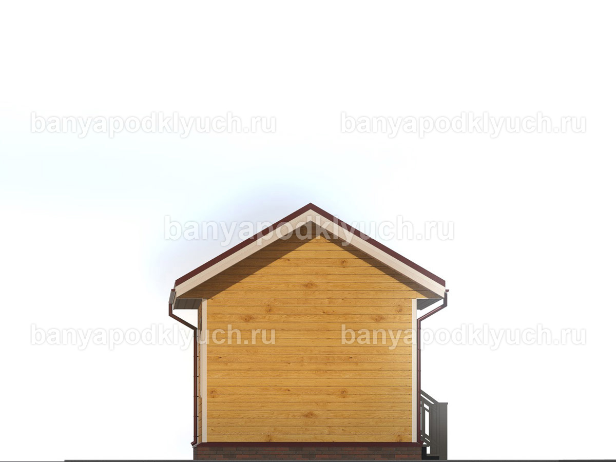 Баня из бруса 6x4 м Баня из бруса 6x4 м