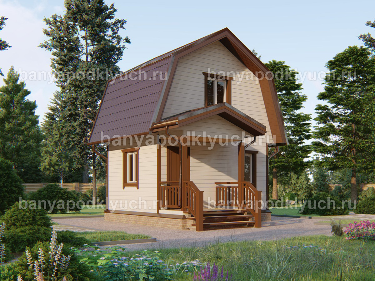 Каркасная баня 5x4 м Каркасная баня 5x4 м