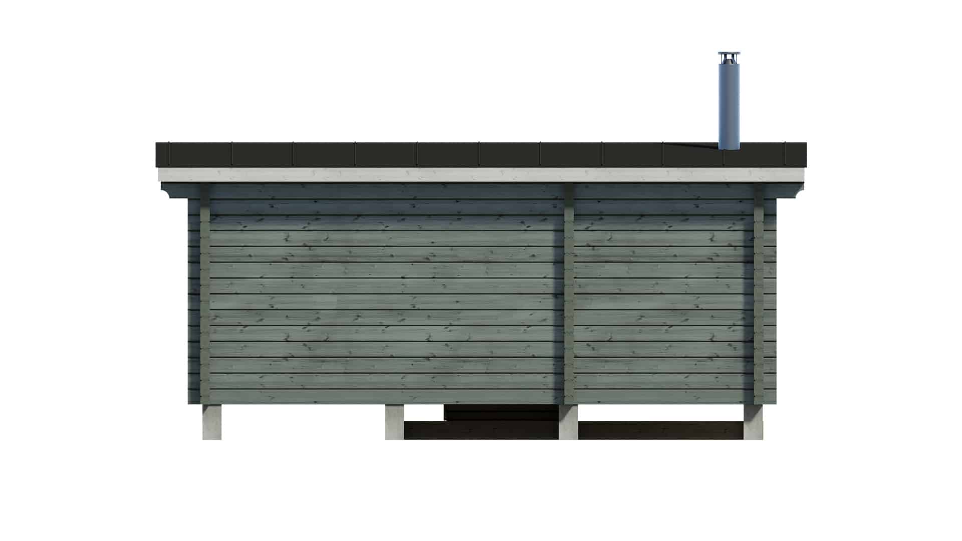 Дом из бруса 6×2 м Дом из бруса 6×2 м